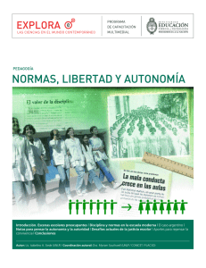 Normas, libertad y autonomía - Biblioteca Nacional de Maestros