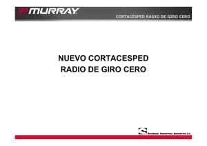 cortacésped radio de giro cero - Sociedad Industrial Argentina