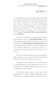 14 del Código Penal. II. DECLARAR LA INCOMPETENCIA de [esa]