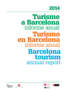Annual Report on tourism in Barcelona 2014