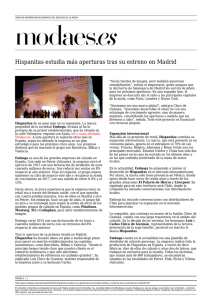 Hispanitas acelera con aperturas en Barcelona, Bilbao
