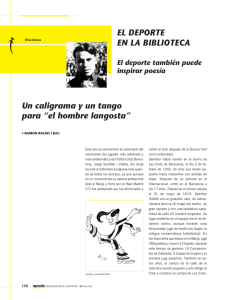 Un ca li gra ma y un tan go para &ldquo;el hom bre lan gos ta&rdquo;