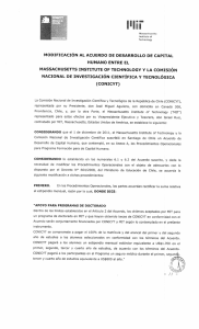 modificación al acuerdo de desarrollo de capital humano