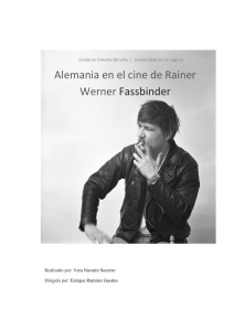 Alemania en el cine de Rainer Werner Fassbinder