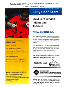 Early Head Start - Ella Austin Community Center