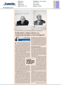 Emilio Botín e Isidoro Álvarez: un compromiso ejemplar con