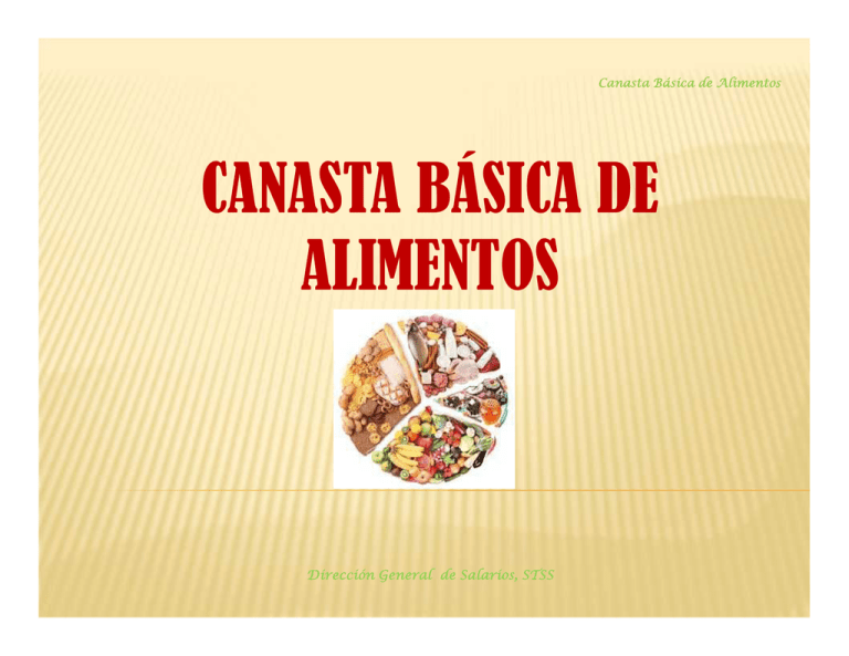 Canasta Básica De Alimentos