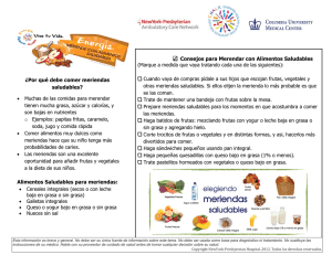 Consejos para Merendar con Alimentos Saludables (Marque a
