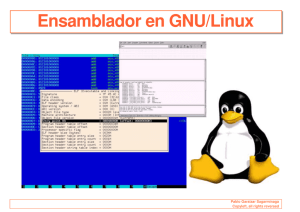 Ensamblador en GNU/Linux - e