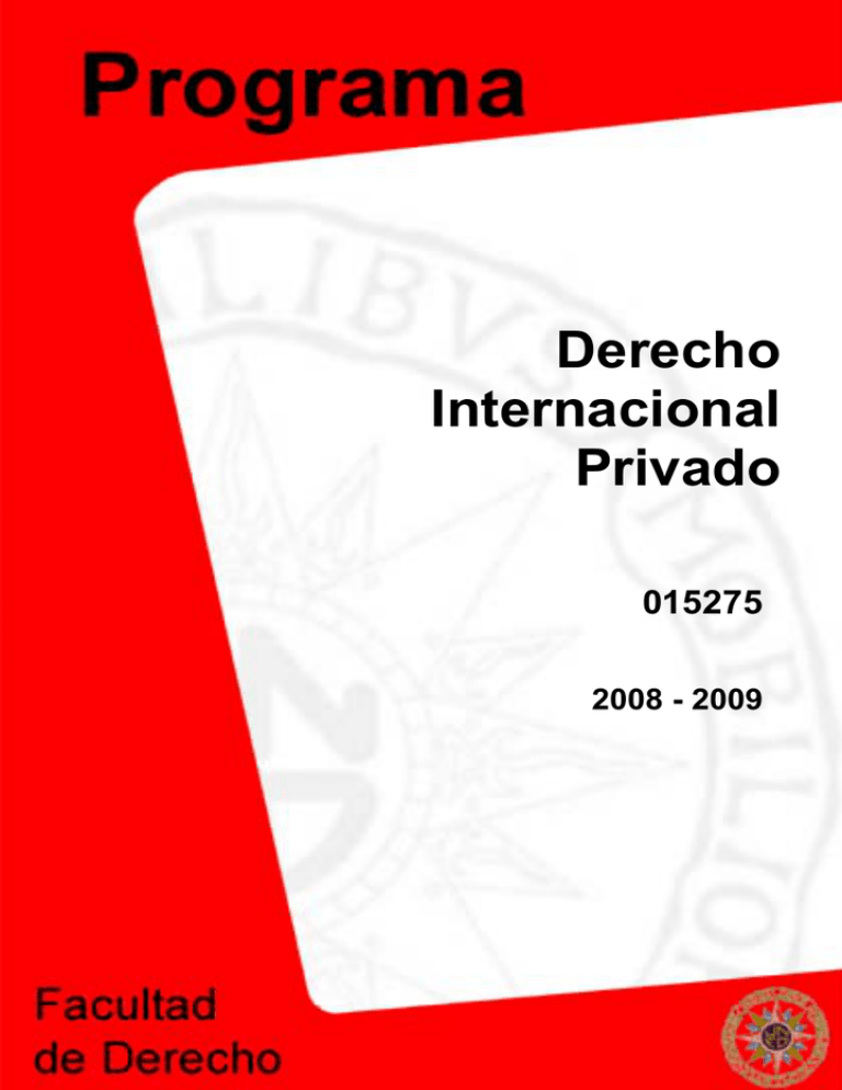 Derecho Internacional Privado