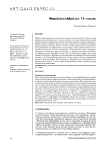 Hepatotoxicidad por Fármacos - Revista Clínica Médica Familiar