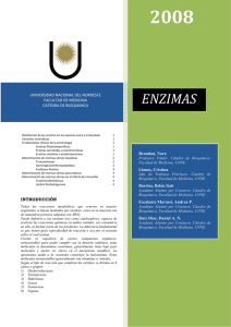 enzimas enzimas - Facultad de Medicina - UNNE