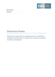 Directrices finales