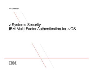 IBM Multi-Factor Authentication for z/OS