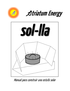 Manual para construir una estufa solar casera
