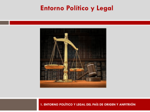 Entorno Político y Legal