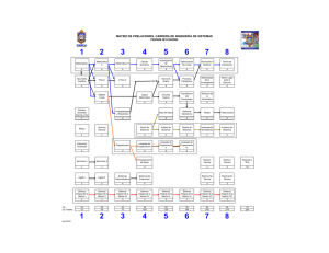 Matriz de Prelacion Ingenieria de Sistemas 2010