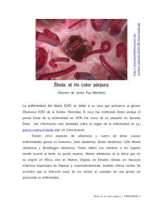 Ébola: el río color púrpura - Cienciorama