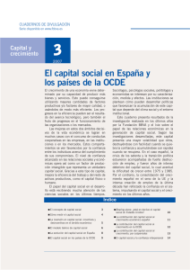 El capital social en España y los países de la OCDE