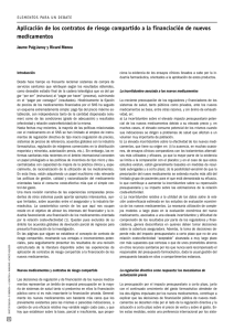 Aplicación de los contratos de riesgo compartido a la financiación