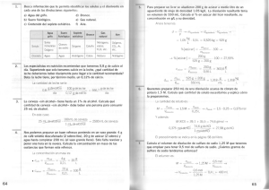 Page 1 1. Busca información que te permita identificar los solutos y