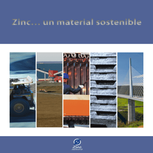 Zinc… un material sostenible - Asociación Latinoamericana de Zinc