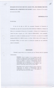 JUZGADO OCTAVO DE CIRCUITO, RAMO CIVIL, DEL PRIMER