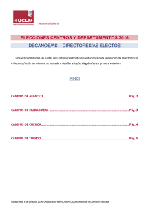 elecciones centros y departamentos 2016 decanos/as – directores