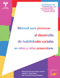 Manual para promover el desarrollo de habilidades sociales