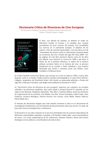 Diccionario Crítico de Directoras de Cine Europeas