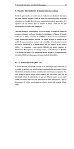 5. Modelos de simulación de destilación discontinua