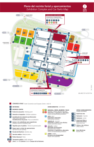 Plano del recinto ferial y aparcamientos Exhibition Complex and Car