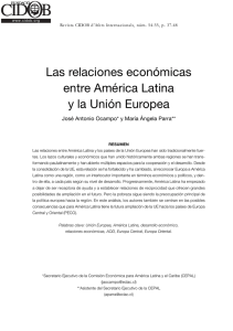 Las relaciones económicas entre América Latina y la Unión