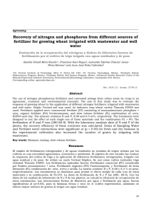 Recovery of nitrogen and phosphorus from different sources of