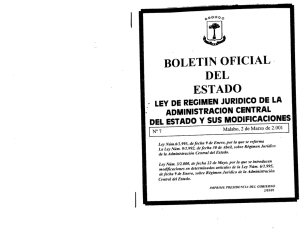 Ley de Régimen Jurídico de la Administración Central del