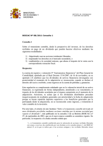 1 Consulta 1 Sobre el tratamiento contable, desde la perspectiva del