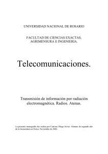 Telecomunicaciones. - FCEIA - Universidad Nacional de Rosario