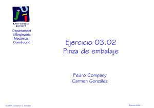 Ejercicio 3.2: Pinza de embalaje