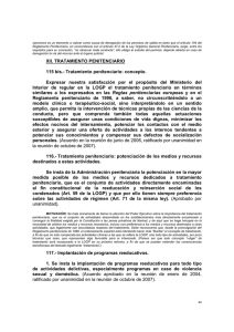 XII. TRATAMIENTO PENITENCIARIO 115 bis.