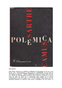 Polémica Sartre-Camus - Fundación Andreu Nin