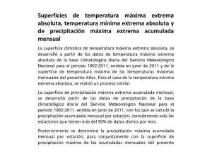 Superficies de temperatura máxima extrema absoluta, temperatura