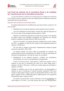 Ley Foral de reforma de la normativa fiscal y de medidas de