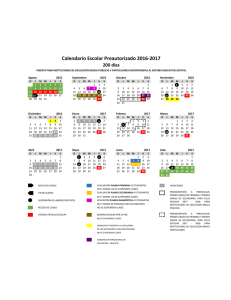 Calendario escolar 200 días Guanajuato