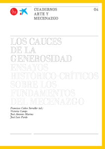 Los cauces de la generosidad