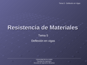 Resistencia de Materiales - Universidad de Los Andes