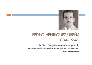 PEDRO HENRÍQUEZ UREÑA (1884 1946) (1884