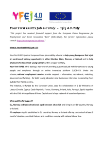 Your First EURES Job 4.0 Italy