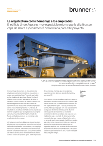 La arquitectura como homenaje a los empleados El edificio Linde