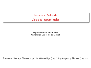 Economía Aplicada - Departamento de Economía