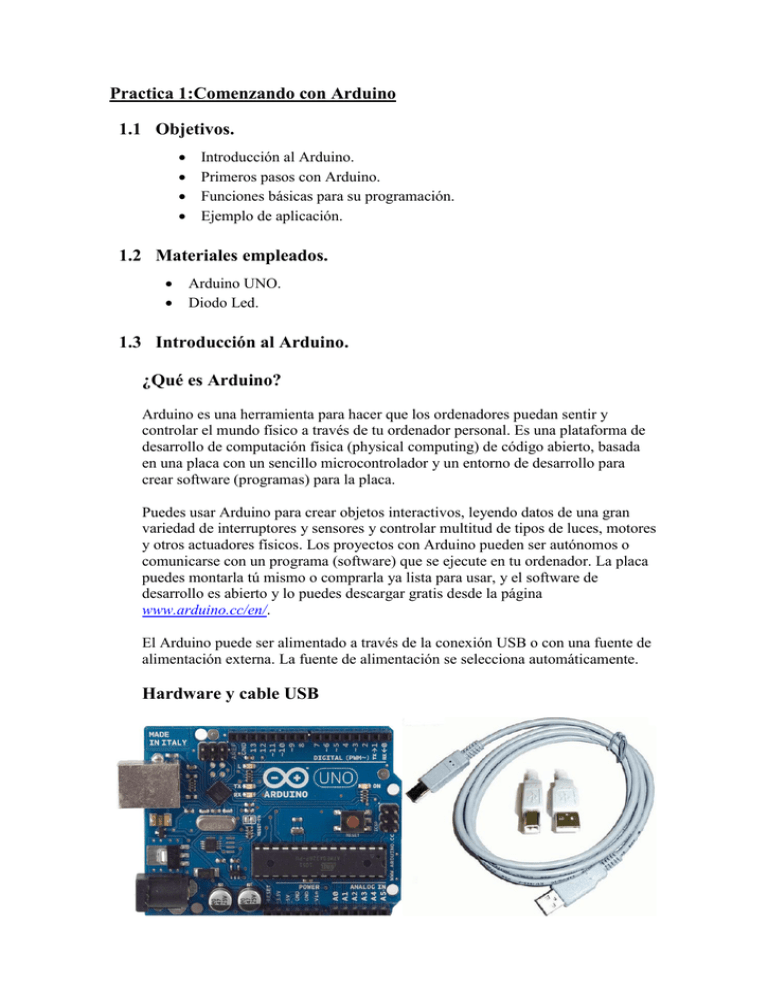 Comenzando con Arduino
